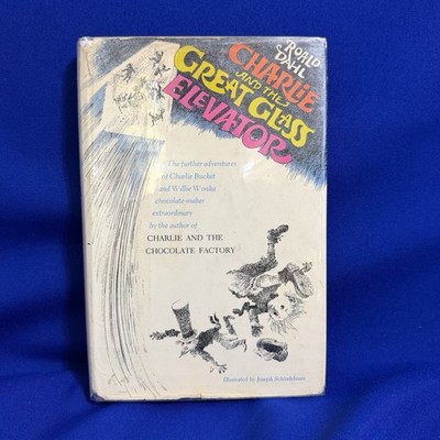 Roald Dahl Charlie And The Great Glass Elevator 1972 1st Edition HC DJ