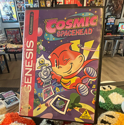 Sega Genesis Cosmic Spacehead Codemasters Action Adventure Manual Included