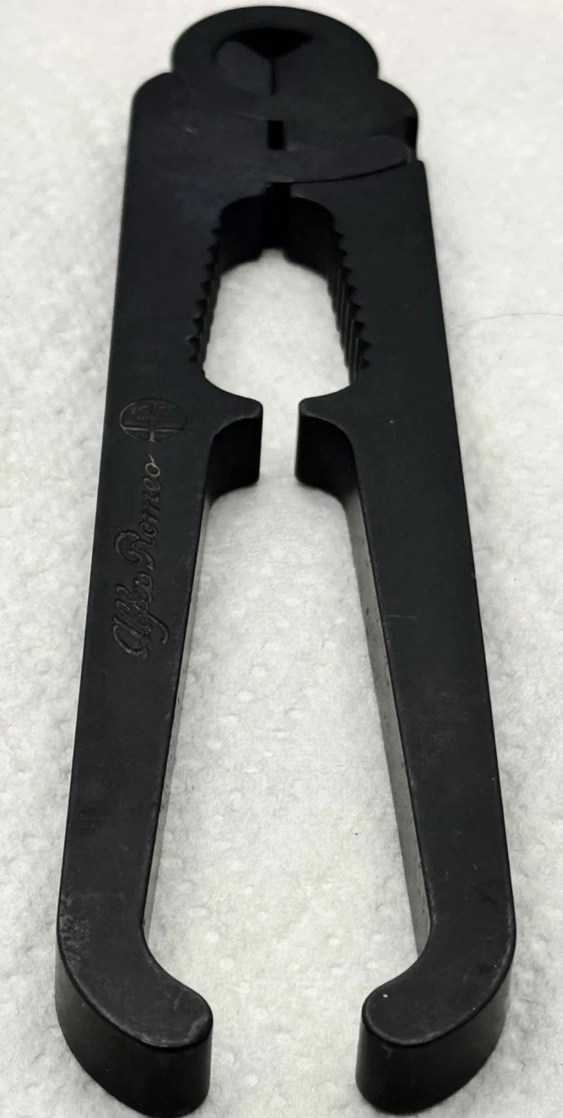1950 - 1960 Alpha Romeo Promotional Black Steel Nutcracker - Unusual Hinge - Box