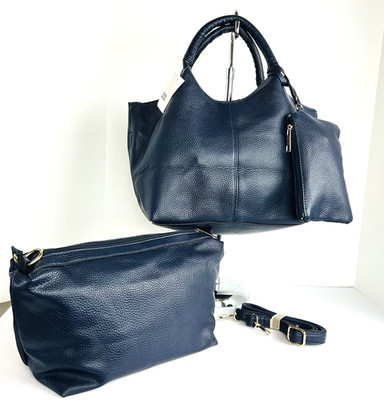 NWT 22 Tote Handbag Pebbled Borland Adjustable Strap Removable Clutch Wristlet