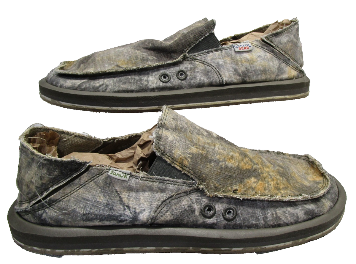 Band Sanuk Grateful Dead Sanuk Grateful Dead Slip On Shoes Donna X