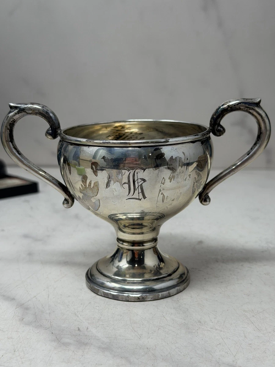 Vintage Silver Trophy In Antique Us Sterling Silver Cups & Goblets Vintage Silver Trophy In Antique Us Sterling Silver Cups & Goblets