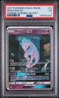 2017 POKEMON SUN & MOON SHINING LEGENDS SECRET #78 MEWTWO GX PSA 1
