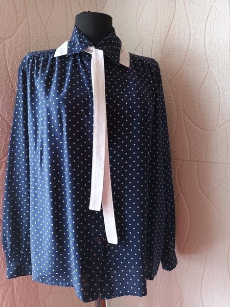 Women Peter Hahn Shirt White Silk 40 / L / 48
