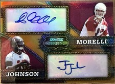 ANTHONY MORELLI & JOSH JOHNSON 2006 Bowman Sterling Dual Rookie RC Autograph