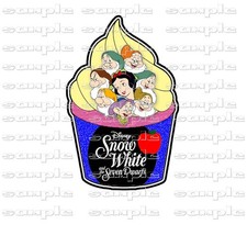 Disney Cupcake Snow White gtc Scrapbook Page Paper Piece die cut