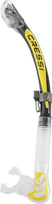 Cressi Foldable Adult Dry Snorkel for Scuba Diving, Snorkeling | Alpha Ultra ...