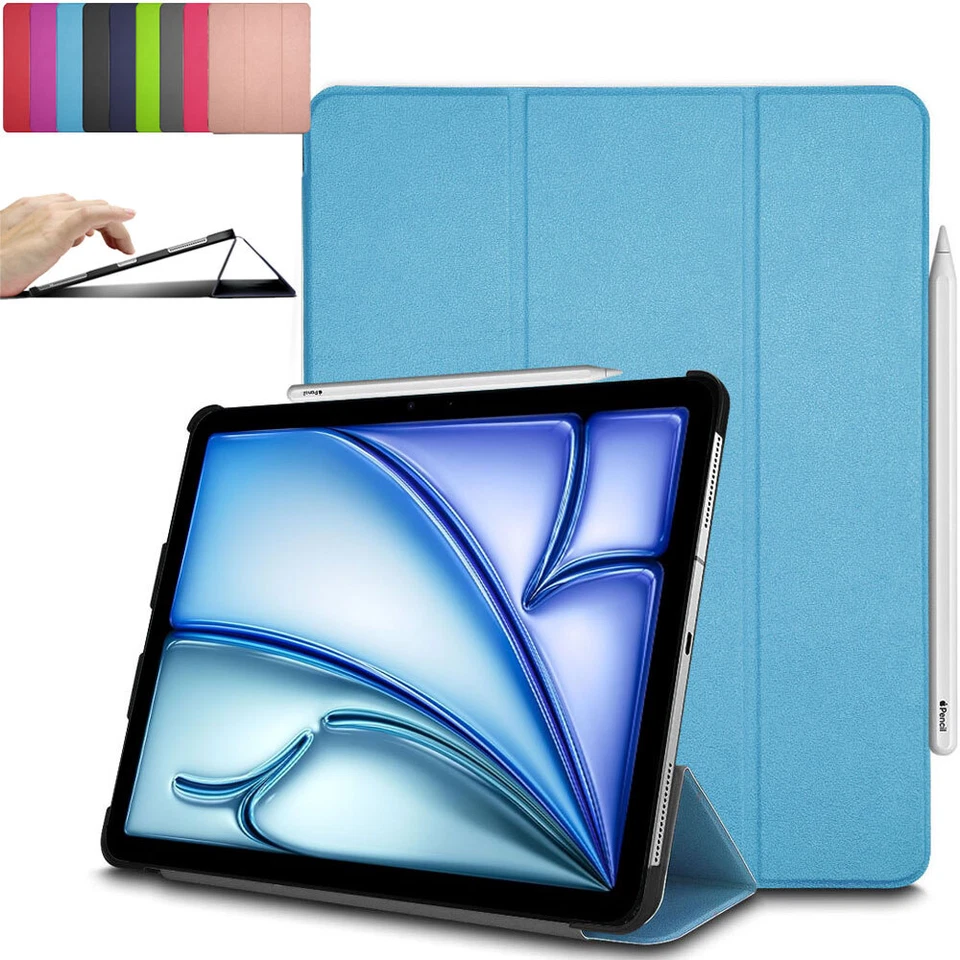 NOT SPECIFIED For Apple iPad Air 11 Inch 2025 M3 / 2024 M2 Slim Leather Stand Case Cover