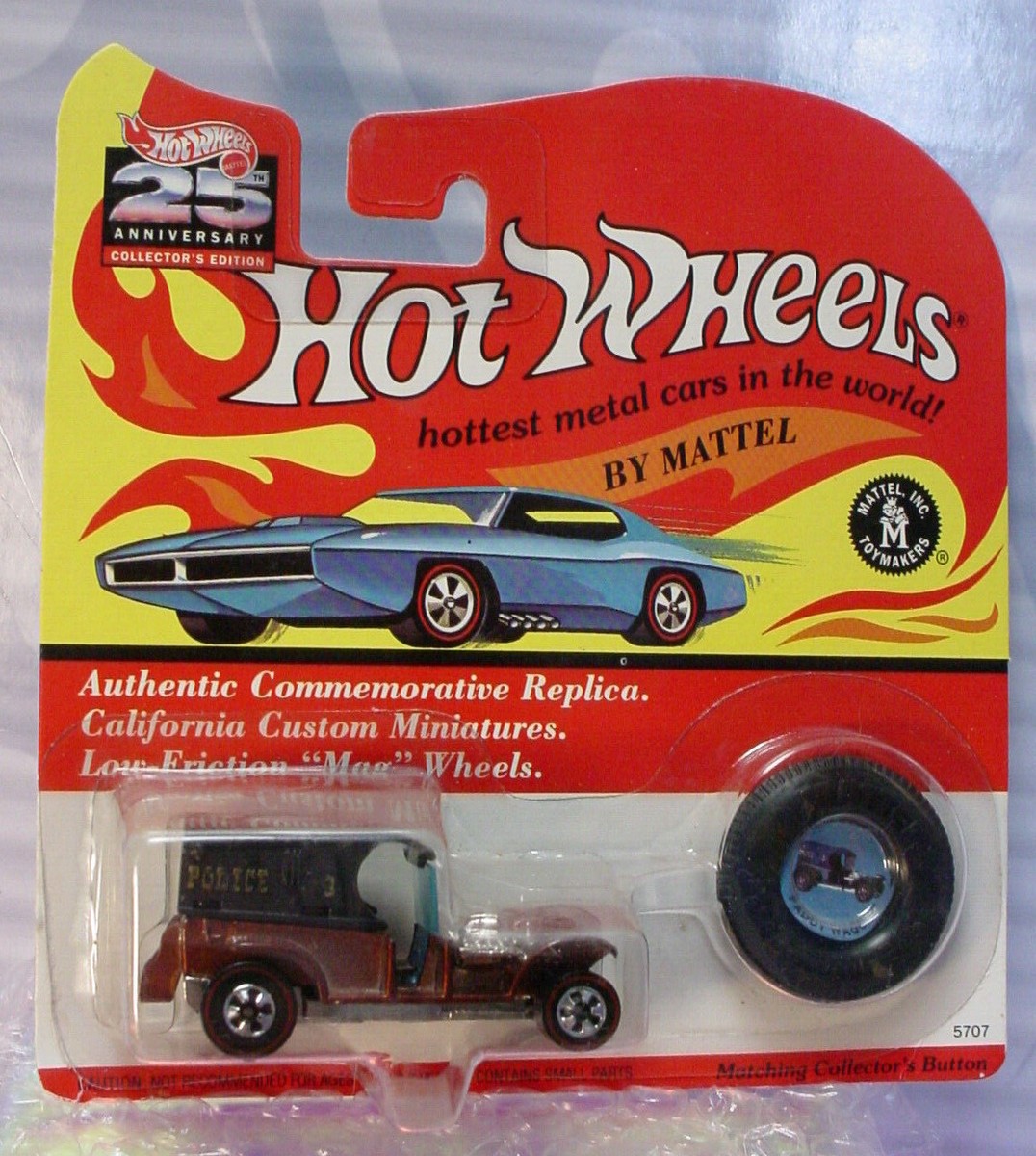 Hot Wheels Turbo Streak 1995 – 25th Anniversary Road Atlanta, échelle 1/64, Malaisie