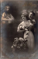 *46678 postcard fantasy couple