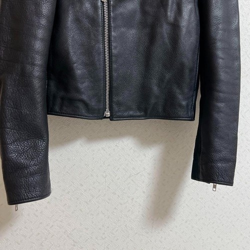 Acne Studios Leather Rider Jacket Black Suede Men’s Size 44 Good From Japan F/S - Picture 5 of 17