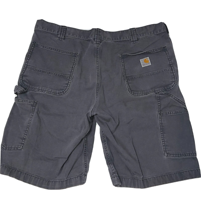 Carhartt Mens 38 Rugged Flex Relaxed Fit Canvas Utility Work Short