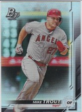 MIKE TROUT 2019 Bowman Platinum Baseball Card LOS ANGELES ANGELS PREMIUM LE!