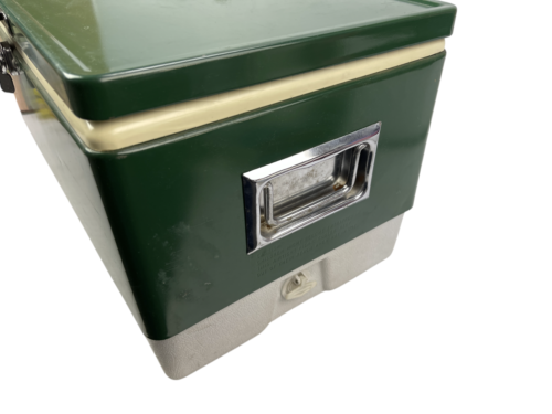 Vintage 1979 Coleman green latching ice chest cooler - Picture 8 of 23