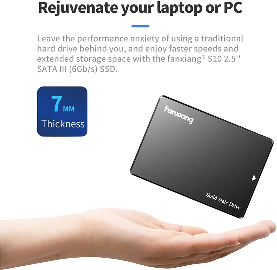 Fanxiang SSD Hard Drive 2 5 Inch Internal 256GB 512GB 1TB 2TB 4TB SATA SSD Lot PC - Image 4 of 4