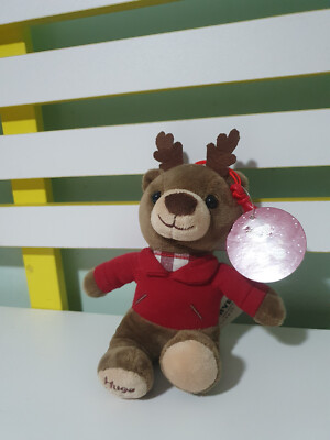 MYER BEAR HUGO KEYCHAIN 18CM CHRISTMAS BEAR