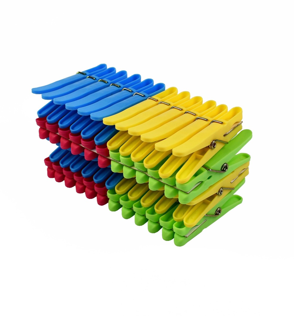 PATIKIL 100 Mollette Per Bucato In Plastica Colorate, Trasparenti 35 Mm – Clip Per Foto Con Presa Forte, Appendiabiti Per Vestiti E Decorazioni Fai Da Te - 2