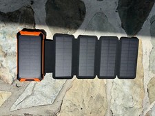 GOODaaa Solar Power Bank Wireless Charger 36800mAh Solar Charger