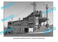 OLD 8x6 PHOTO BONDI BEACH THE BALCONIES c1930