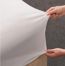 2 pck Standard Textile VERSATILITY KING Size Fitted Sheets 78x80x12 White Hotel