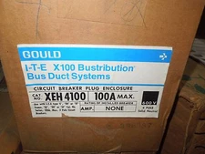 Gould XEH4100 100A 3ph 4W 600V ITE X100 Bustribution Breaker Plug Enclosure Only
