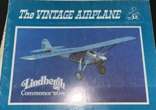 1977 Lindbergh Commemorative Book "The Vintage Airplane" Story Of Lindbergh EAA