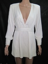 Alexis White Long Sleeve Dress Size M