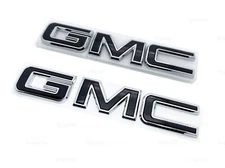 NEW  2021-2022 GMC Canyon Front & Tailgate  Emblems GM OEM 84907452 Chrome Black