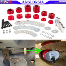 4.4123R Body Mount Bushing Kit for Ford F150 F250 F350 Truck, Red