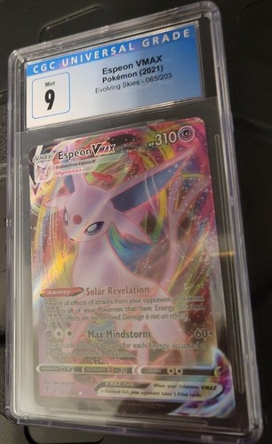 Espeon VMAX graded CGC 9 for sale on eBay