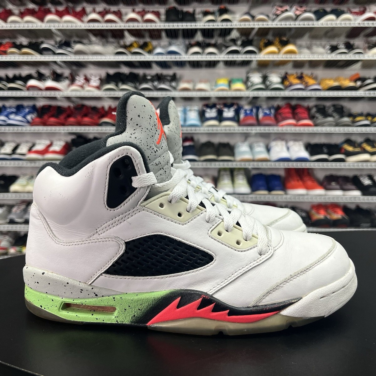 Nike Air Jordan 5 Retro Poison Green 136027-115 Men