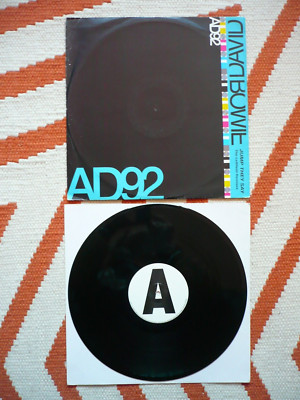 David Bowie Jump They Say Mixes 12'' Vinyl UK 1993 DJ Promo White Label Single