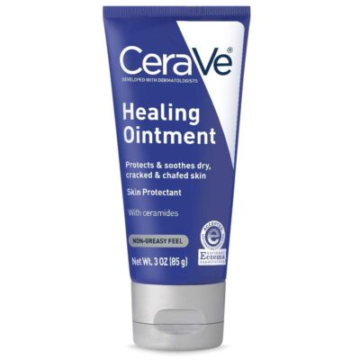 CeraVe Healing Ointment, Hydrating Skin Protectant With Petrolatum, 3 Oz