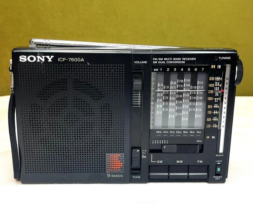 Tested Sony Icf-7600A Fm/Am/Sw Bands