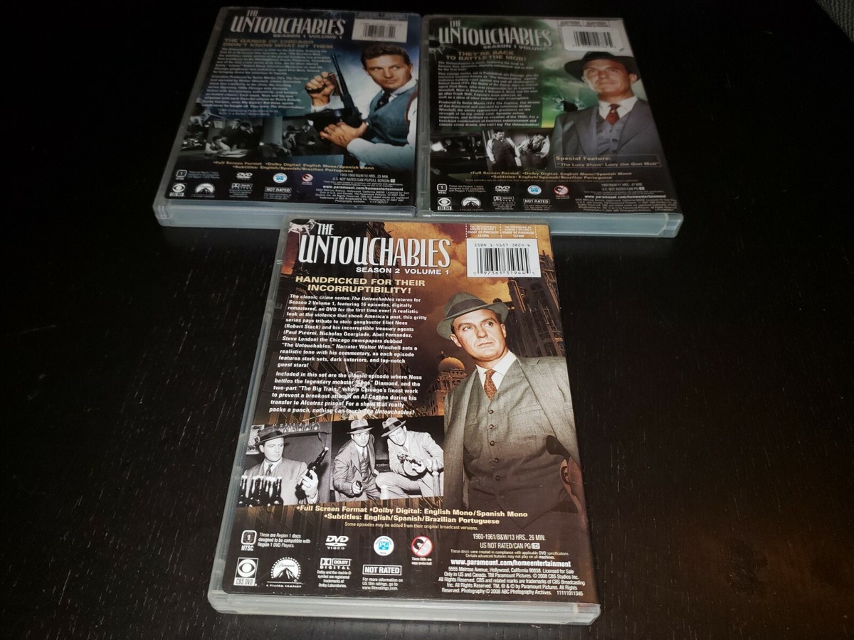 UNTOUCHABLES(アンタッチャブル) DVDボックスセット 　中古　美品 Amazon.com: The Untouchables: The Complete Series (Black & White