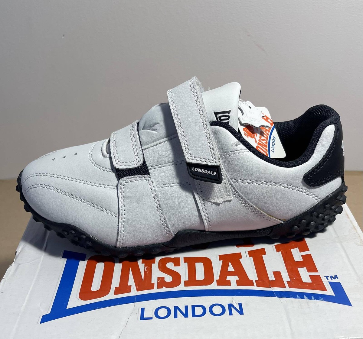Lonsdale Child Fulham Trainers – White/Pink (33) 50% OFF
