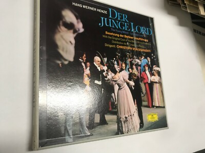 Der Junge Lord Hans Werner w/ Book Play DG Audiophile Classical Box Record Set