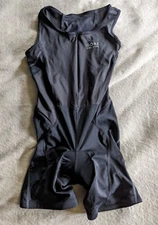 GORE BIKE WEAR Cycling Skin Suit Womens S 36 Black Padded Short