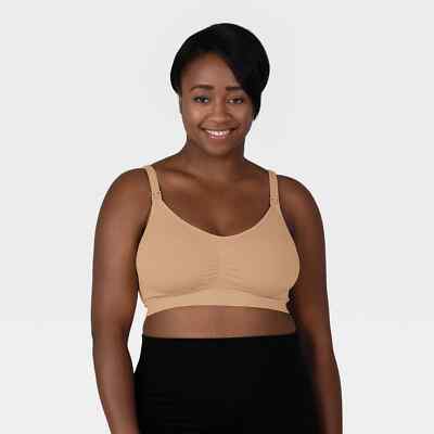 Small - bravado Basics Womens Seamless Nursing Bra - Beige