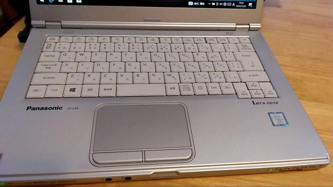 Panasonic Let's note CF-LX6 Core i5 7300U 2.6GHZ RAM 8GB SSD 128GB