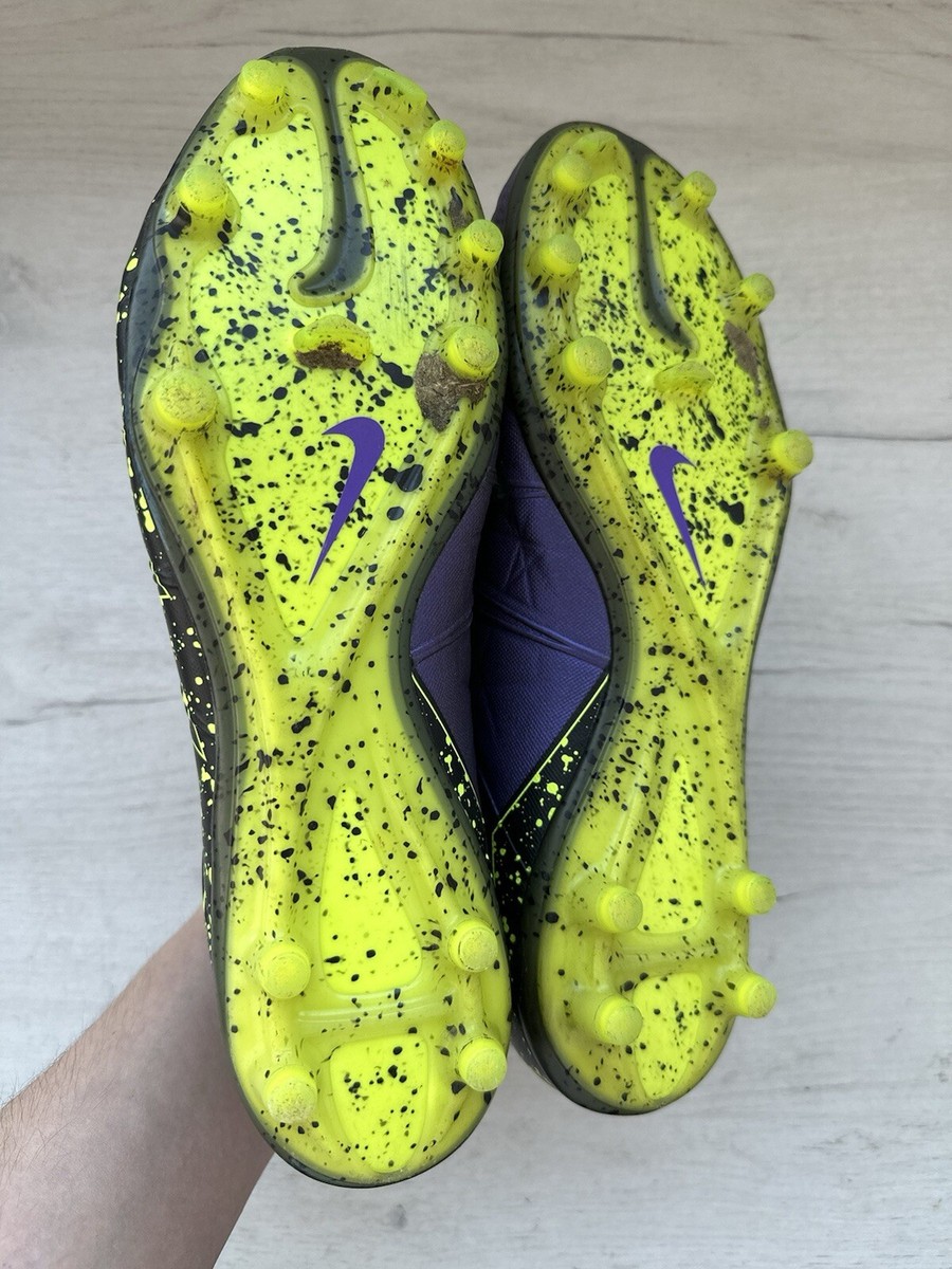 Nike Hypervenom Phantom 747213-550 Purple Yellow Football Cleats