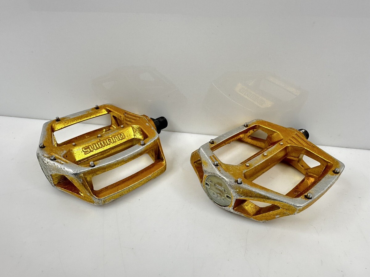 Vintage Shimano DX BMX Racing Pedals 1/2” Gold Japan HTF | eBay Vintage Shimano DX BMX Racing Pedals 1/2” Gold Japan HTF | eBay