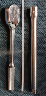 Vintage USA Indestro-Duro 6472 Ratchet Wrench ½” Drive + 1667 socket ...