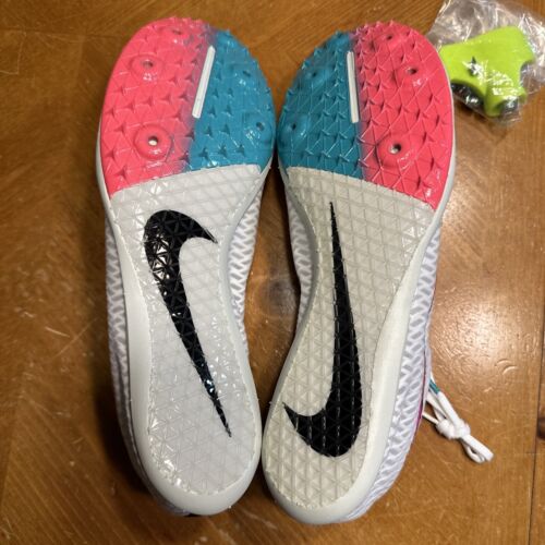 Men’s Nike Zoom Mamba 5 Track Spikes Cleats White Ombre AJ1697-100 Size 11.5 NEW - Picture 3 of 7