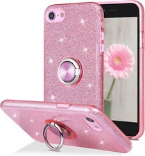 For IPhone 8 Case Luxury Glitter Case Girls Anti Scratch Defender Hard PC Cover