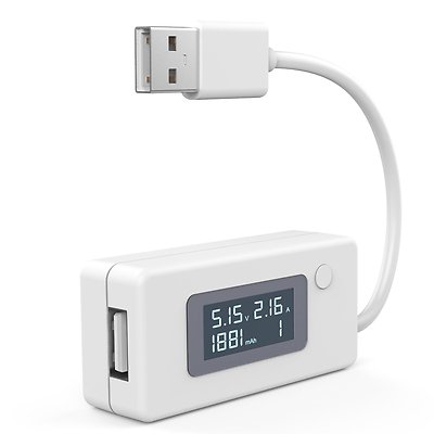 Dual USB Charger Mobile Power Detector Voltage Current Meter Tester Monitor LCD
