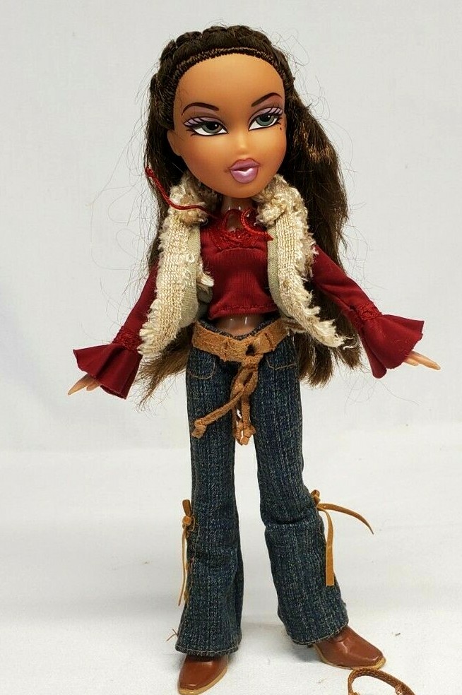 MGA Bratz 2003 STYLE IT YASMIN Hippie Chick Doll Original Outfit