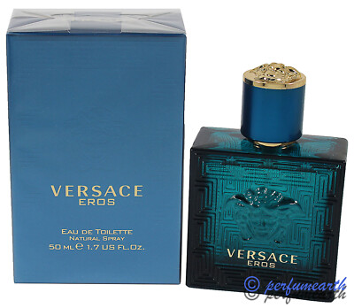 VERSACE EROS 1.6 / 1.7 OZ EDT SPARY FOR MEN NEW IN A BOX BY VERSACE