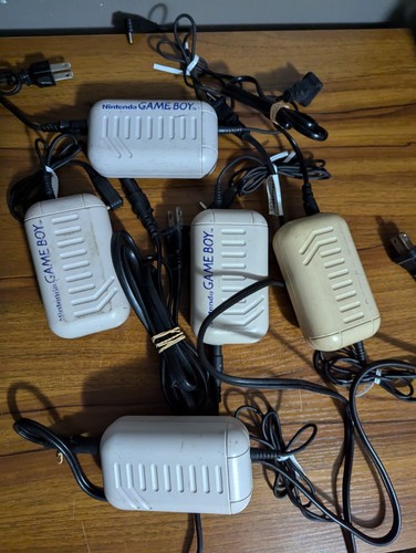 Nintendo Gameboy Rechargeable Battery Pack Lot Of 5 DMG-03 Game Boy TESTED