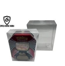 5 protecting cases for Pokémon Upright collector thin tin IN STOCK NOW!